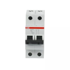 Ավտոմատ անջատիչ ABB SH202-C6, 2P, 6 A, բնութագրական C, 6 kA