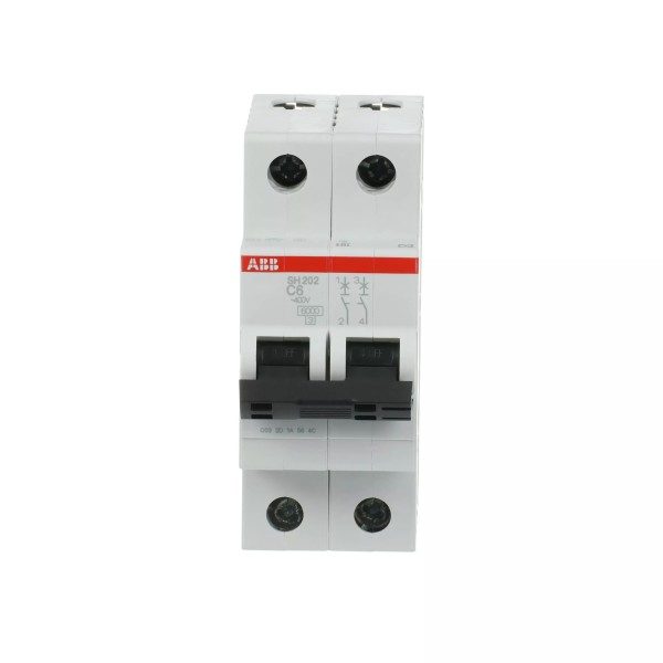 Ավտոմատ անջատիչ ABB SH202-C6, 2P, 6 A, բնութագրական C, 6 kA Ավտոմատ անջատիչ ABB SH202-C6, 2P, 6 A, բնութագրական C, 6 kA