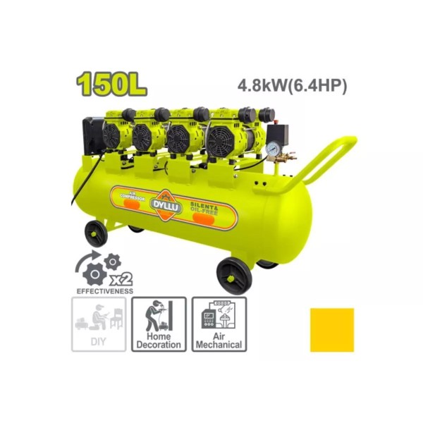Կոմպրեսոր օդային յուղազերծ 150լ 6,4ՁՈւ DYLLU DTAP8R81
