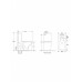 Կոմպակտ զուգարանակոնք WeltWasser WW SK GELBACH 011 ST GL-WT 36.5x61x82.5 սմ, սպիտակ փայլուն, Rimless, նստատեղով