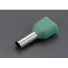 Electrica մալուխի ծայրակալ (НШВИ) 2x6․0մմ-12 (տափակ) կանաչ (100հ/տուփ)