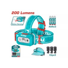 Լապտեր գլխադիր TOTAL THL013AAA6  200 լյումեն