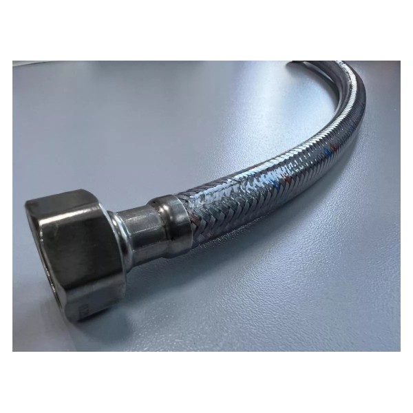 Ճկուն խողովակ 0,8 մ 1/2 F-F EPDM PET հյուսով (նեյլոն) ՊՎՔ-ով