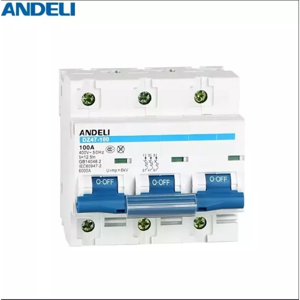 Ավտոմատ անջատիչ adb3-125 C125A 3P (ANDELI)