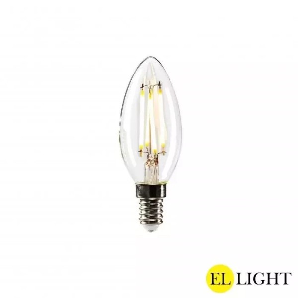 Ellight led լամպ E14 ֆիլամենտ մոմ 9W 4000K 710Lm 1/100 Ellight led լամպ E14 ֆիլամենտ մոմ 9W 4000K 710Lm 1/100