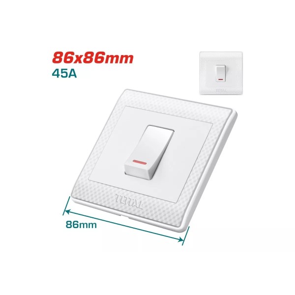 Անջատիչ 1 տեղ լույսով 45A 250V THESSH01452 Անջատիչ 1 տեղ լույսով 45A 250V THESSH01452