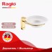 Օճառաման Raglo R300.02.03 պահիչով, սատին ոսկեգույն