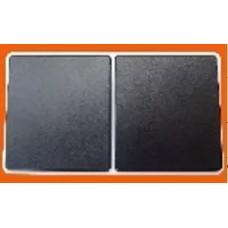 Ellight արտաքին անջատիչ 1 ստեղն 2 տեղ 10A IP44 մոխրագույն/սև 1/100