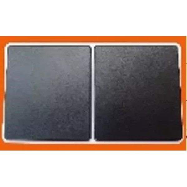 Ellight արտաքին անջատիչ 1 ստեղն 2 տեղ 10A IP44 մոխրագույն/սև 1/100