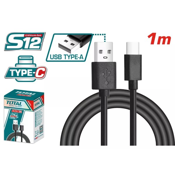 Մալուխ USB Type-A-C TOTAL TIUCC01 1մ
