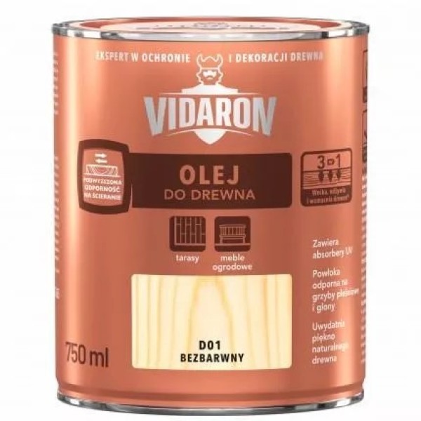 Vidaron յուղ փայտի D05 0.75կգ պալիսանդր