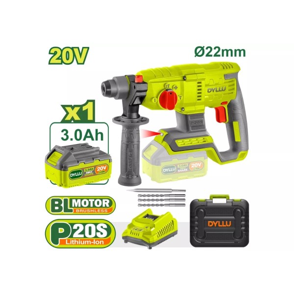 Հորատիչ մարտկոցային 22+G1312:G1335մ DYLLU DTLM1522 20Վ
