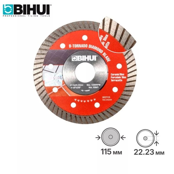 Ալմաստե սկավառակ B-TORNADO, 115x1,4մմ, BIHUI, DCCT115