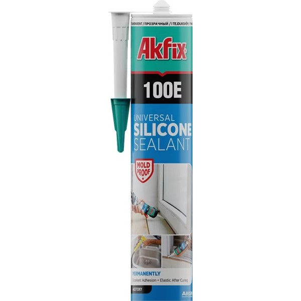Սիլիկոն սև 280մլ 100E AKFİX