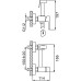Խառնիչ հիգիենիկ ցնցուղով FRAP F7504-6