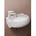 Կախովի լվացարան WeltWasser WW AISBACH 5011-L 43x29x14 սմ, սպիտակ փայլուն