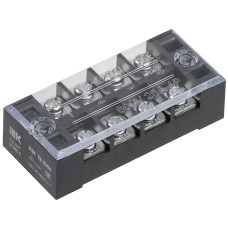 Տերմինալ կափարիչով սև 4 տեղ 2,5 մմ 25A TB-2504 IEK