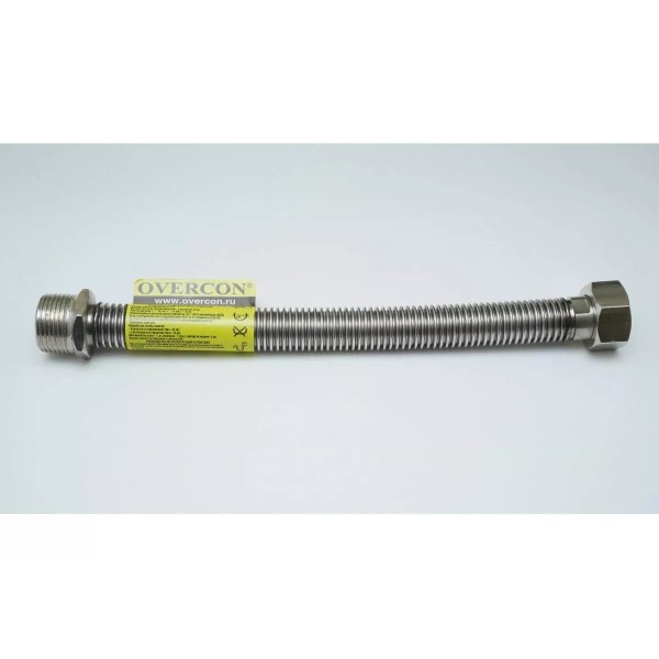 Գազի խողովակ (մետաղյա) PVC  0,5մ․  F/M-3/4 «OVERCON»