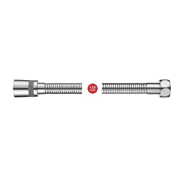 Ցնցուղի խողովակ Raglo R402.15 չժանգոտվող պողպատ 1,5 մ, քրոմ