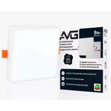 Led պանել քառակուսի առանց շրջանակ 9W-4K (N.W)  (100)