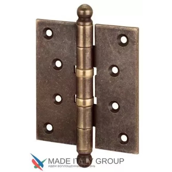 Ծխնի դռան ունիվերսալ գլխիկով ALDEGHI PREMIUM 136OA403 102x76x3, անփայլ հնաոճ բրոնզ