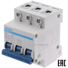 Ավտոմատ անջատիչ adb3-63 C50A 3P (ANDELI)