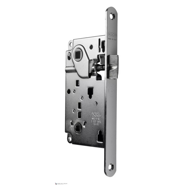 Փական միջսենյակային դռան AGB CENTRO B01013.50.34, WC (լեզվակը վերևում), տեխ. փաթեթավորում, անփայլ քրոմ