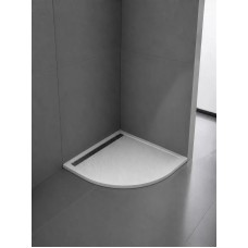 Լոգախցիկի տակդիր WeltWasser WW TRR 90 STONE-WT 90x90x3 սմ, քառորդ շրջան, արհեստական քար