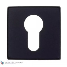 Ծածկույթ դռան փականի միջուկի քառակուսի հիմքով Fratelli Cattini CYL A 8-NM, անփայլ սև (2 հատ)