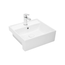 Կախովի լվացարան WeltWasser WW DEILBACH 4010 41x41x15 սմ, սպիտակ փայլուն