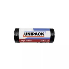 UA18 աղբի պարկ  սև գլանաձև 30լ-30 հ․55*52  UNIPACK
