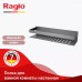 Լոգարանի և ցնցուղի դարակ Raglo R340.03.09 ուղիղ, 400 մմ, գրաֆիտ