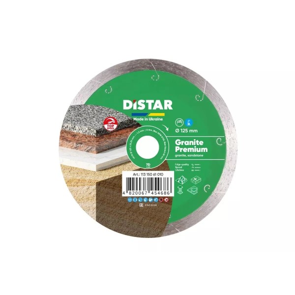 Ալմաստե սկավառակ 1A1R125x1,5x8x22,23 Distar Granite Premium 11315061010