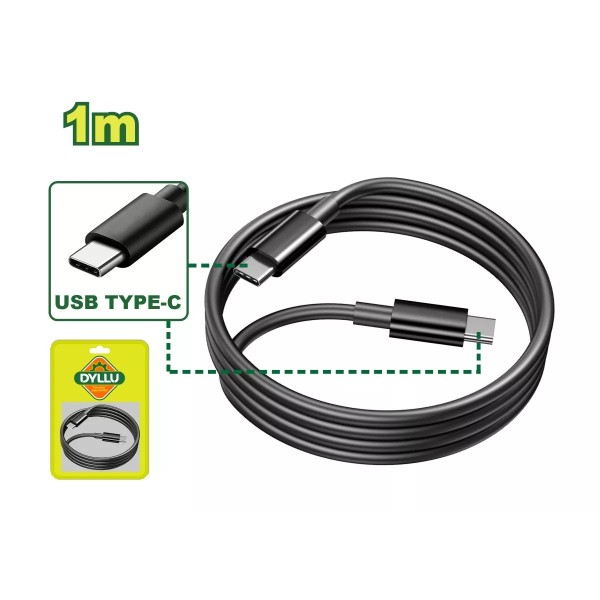 USB մալուխ type-C - type-C DYLLU DTUB1502 1մ