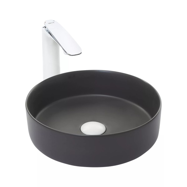 Դրվող լվացարան WeltWasser WW ELBACH 3134 MDG 35.5x35.5x12 սմ, փայլատ մուգ մոխրագույն Դրվող լվացարան WeltWasser WW ELBACH 3134 MDG 35.5x35.5x12 սմ, փայլատ մուգ մոխրագույն