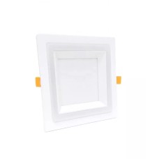 LED լուսատու Double Panel ներկառուցվող 18+6W 3000K+3000K քառակուսի