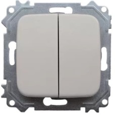 Անջատիչ ռեվերս 2 տեղ փղոսկր G805 TITAN