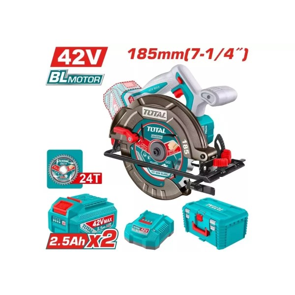 Սկավառակային սղոց  42V 2.5Ah*2 TSLI4218512