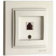 Mono Electric Վարդակ հեռախոսի կաթնագույն 500-001705-124