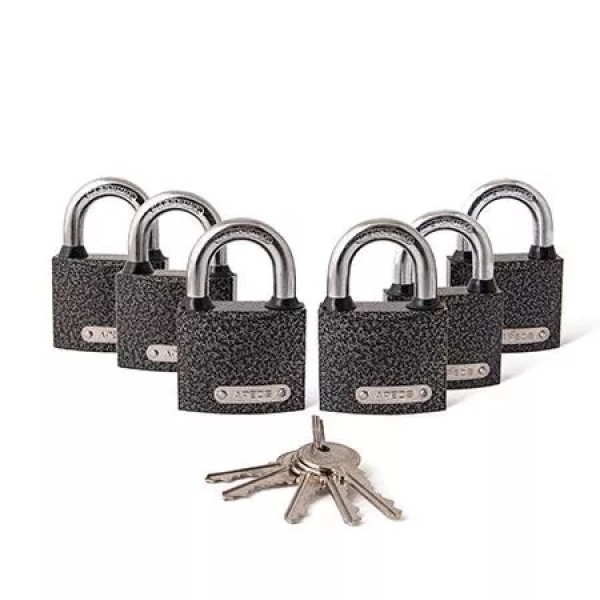 Կողպեք կախովի Apecs PD-01-50-Blister (6Locks+5Keys) 28742