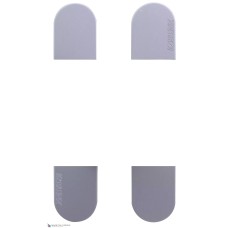 Գլխիկներ ծխնիների համար К7080, K2000 COVER CS, անփայլ քրոմ (4 հատ)
