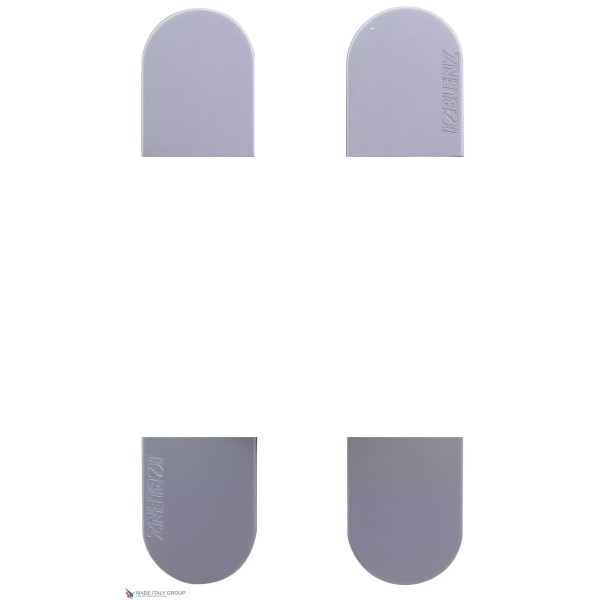 Գլխիկներ ծխնիների համար К7080, K2000 COVER CS, անփայլ քրոմ (4 հատ)