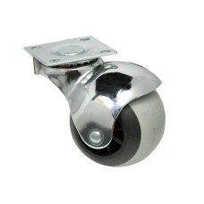 04-654-48/05-784-48 Գլանիկ կլոր հարթակով, (D48մմ) մոխրագույն