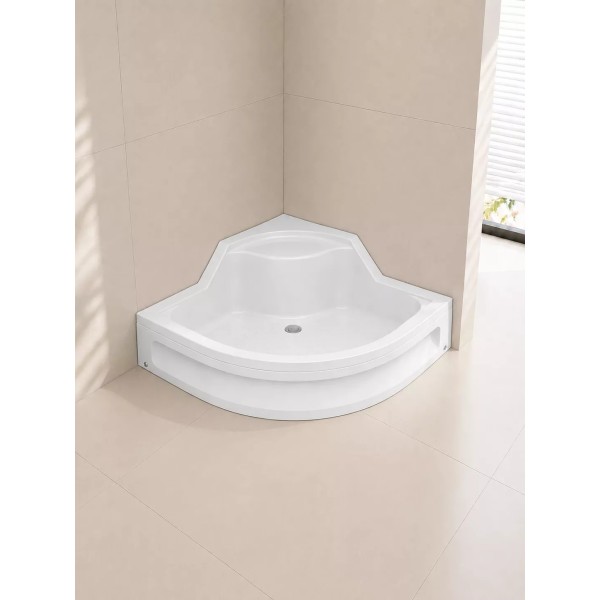 Լոգախցիկի տակդիր WEMOR 90/40 C 90x90x40 սմ, քառորդ շրջան, ABS-պլաստիկ