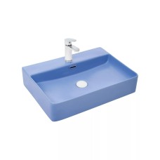 Դրվող լվացարան WeltWasser WW ELBACH 2173 MBL 60x42x12 սմ, փայլատ երկնագույն