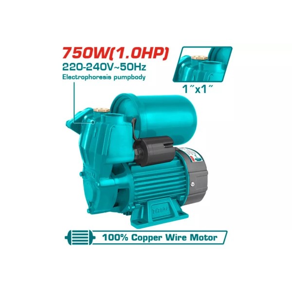 Ջրի պոմպ 750Վտ TOTAL TWP97506