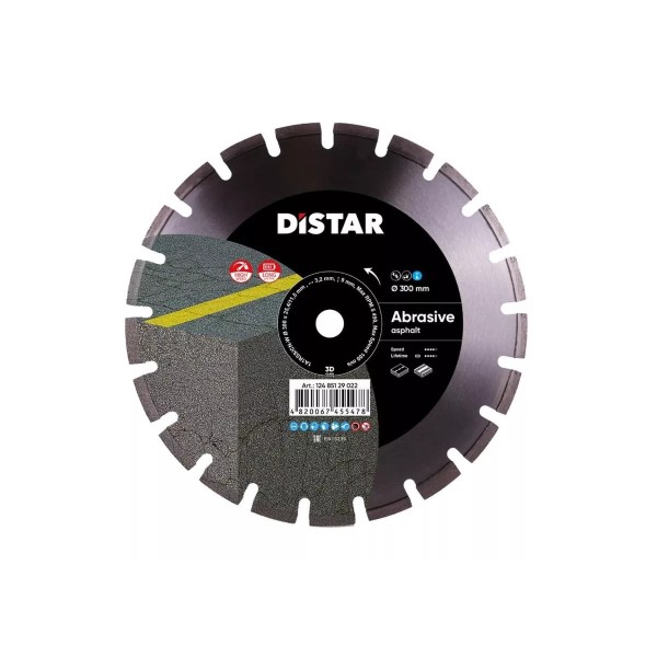 Ալմաստե սկավառակ 1A1RSS/C1-W 300x2,8/1,8x9x25,4-18 F4 Distar Bestseller Abrasive 13085129022