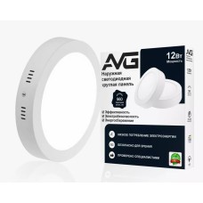 Led պանել կլոր արտաքին 12W-6K (W)  (30)