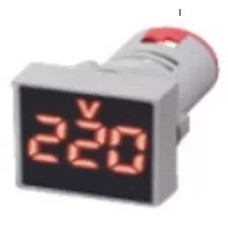 Ամպերմետր led ցուցիչ (22AMS) 0-100V MaxAC380 քառակուսի
