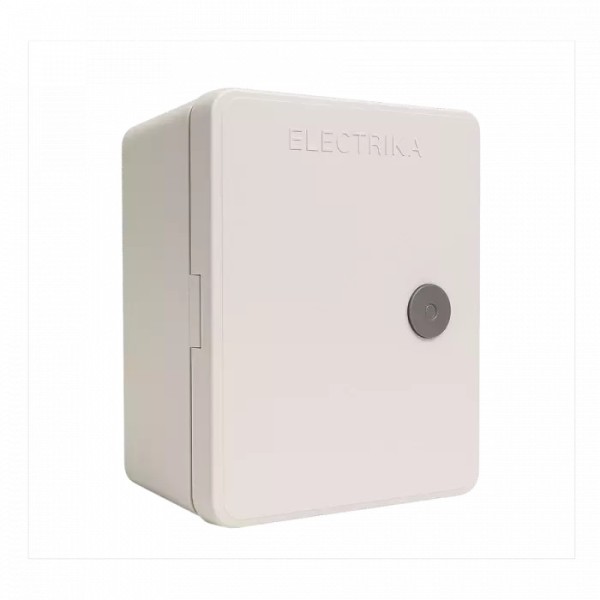 Electrica պլաստմասե արկղ բանալիով 300x200x200մմ մոխրագույն